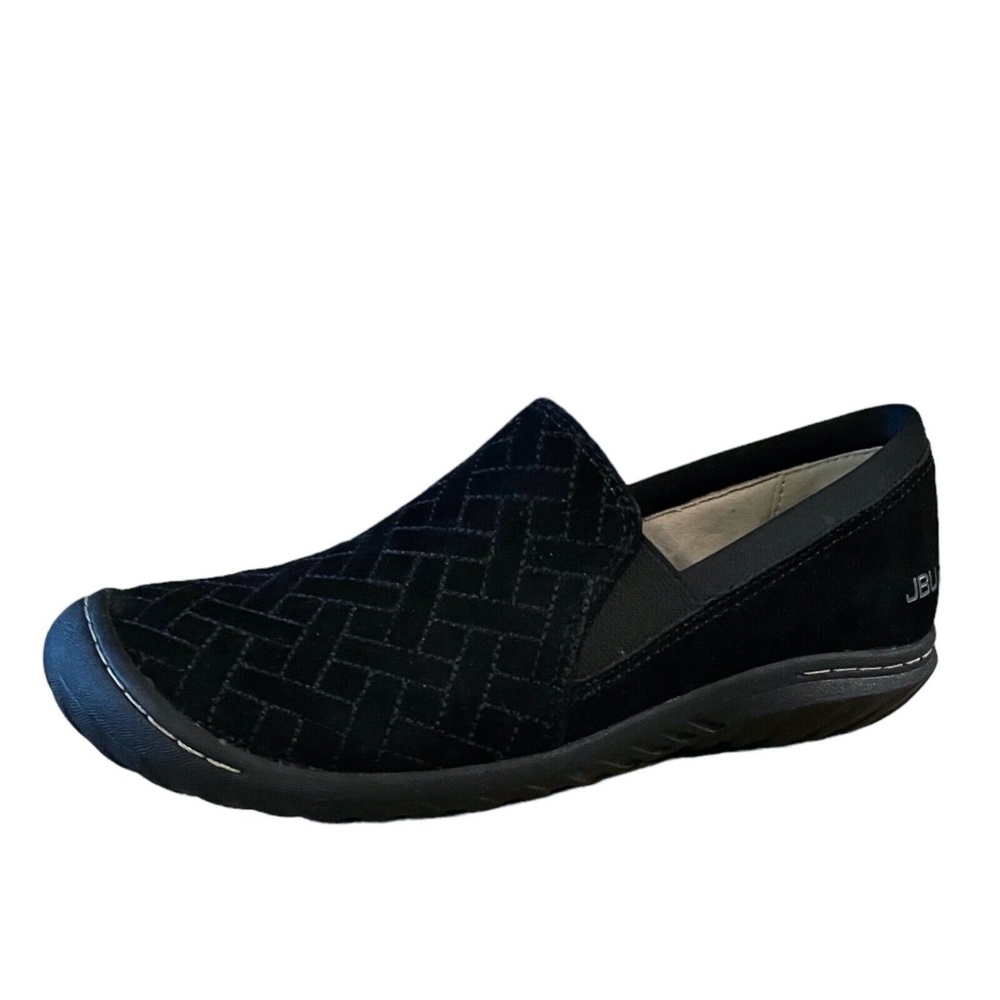 JBU by JAMBU Womens Cherry Hill Shoes Size 6.5 Black Leather Slip On Shoe